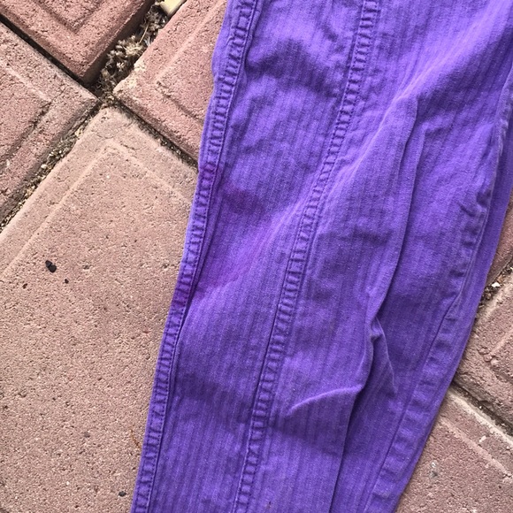 Vintage Purple Fuzz Jeans - Picture 6 of 6